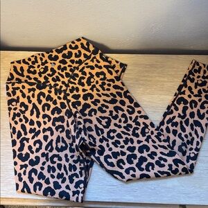 Balance/vitality Leopard Print Leggings